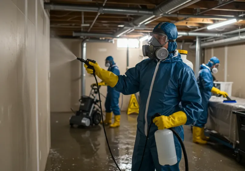 Basement Sanitization and Antimicrobial Treatment process in Richwood, NJ